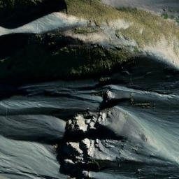 Satellite imagery of Razor Back, NZ