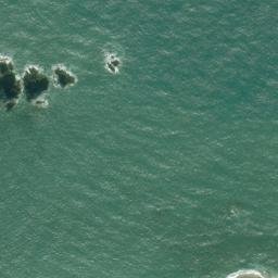 Satellite imagery of Abbey Rocks, NZ