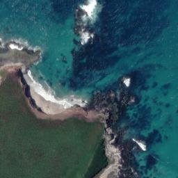 Satellite imagery of Cape Young, NZ