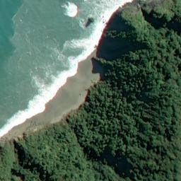 Satellite imagery of Seal Point, NZ