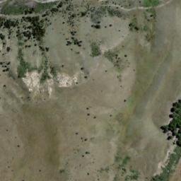 Satellite imagery of Butlers 'V' Hut, NZ
