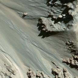 Satellite imagery of The Needles, NZ