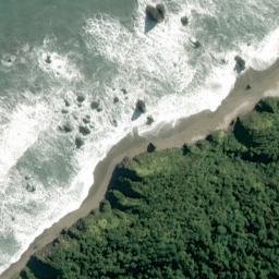 Satellite imagery of Adiantum Bluff, NZ