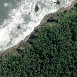 Satellite imagery of Adiantum Bluff, NZ