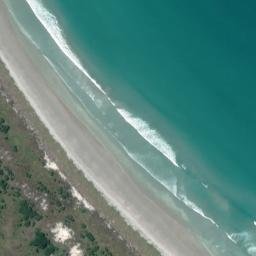 Satellite imagery of Cape Pattisson, NZ
