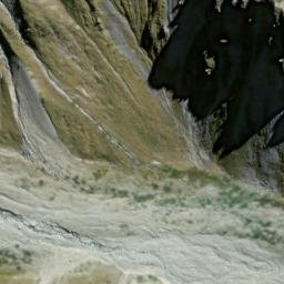 Satellite imagery of Hoophorn Spur, NZ