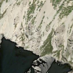 Satellite imagery of Hoophorn Spur, NZ