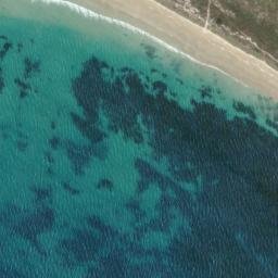 Satellite imagery of Waikeri Point, NZ