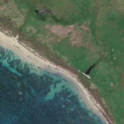 Satellite imagery of Waikeri Point, NZ
