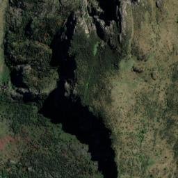 Satellite imagery of Rock Etam, NZ