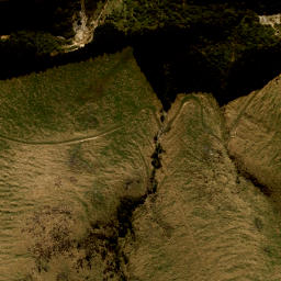 Satellite imagery of Mule Spur, NZ