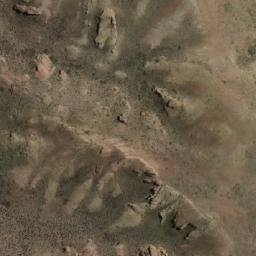 Satellite imagery of Cerro Borrego, AR