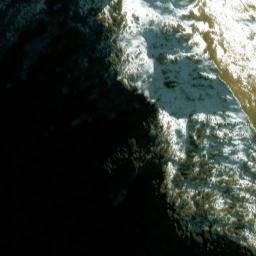 Satellite imagery of Reef Spur, NZ