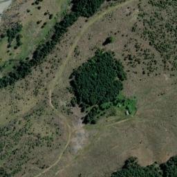 Satellite imagery of Tomnahurich Rock, NZ