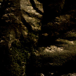 Satellite imagery of Coopers Spur, NZ