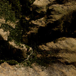 Satellite imagery of Coopers Spur, NZ