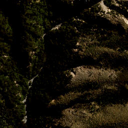 Satellite imagery of Coopers Spur, NZ