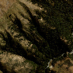 Satellite imagery of Coopers Spur, NZ