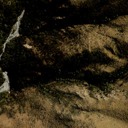 Satellite imagery of Coopers Spur, NZ