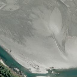 Satellite imagery of Thomas Bluff, NZ