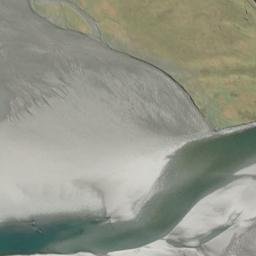 Satellite imagery of Thomas Bluff, NZ