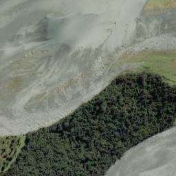 Satellite imagery of Eighteen Mile Bluff, NZ
