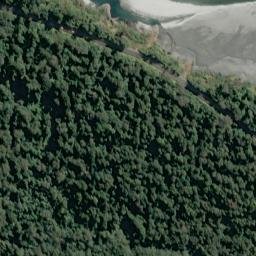 Satellite imagery of Thomas Bluff, NZ