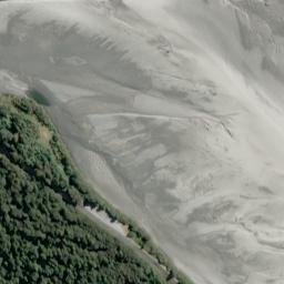 Satellite imagery of Thomas Bluff, NZ