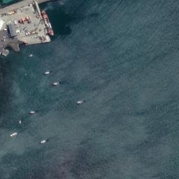 Satellite imagery of Point Webb, NZ