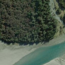 Satellite imagery of Douglas Bluff, NZ