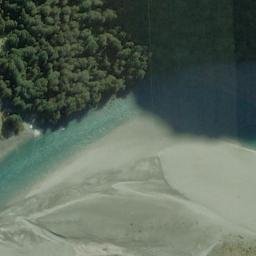 Satellite imagery of Douglas Bluff, NZ