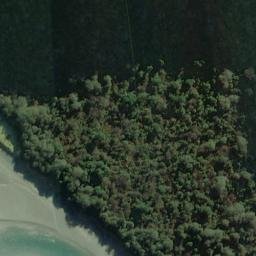Satellite imagery of Nissens Bluff, NZ