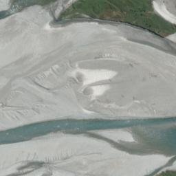 Satellite imagery of Strutt Bluff, NZ