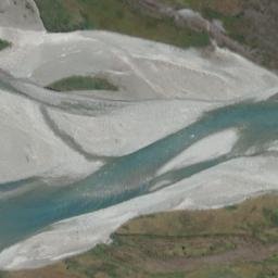 Satellite imagery of Strutt Bluff, NZ