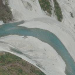 Satellite imagery of Strutt Bluff, NZ