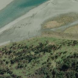 Satellite imagery of Douglas Bluff, NZ