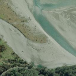 Satellite imagery of Douglas Bluff, NZ