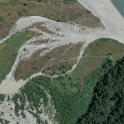 Satellite imagery of Strutt Bluff, NZ