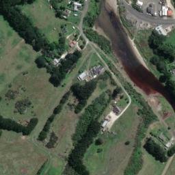 Satellite imagery of Point Webb, NZ