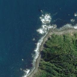 Satellite imagery of Jackson Head, NZ