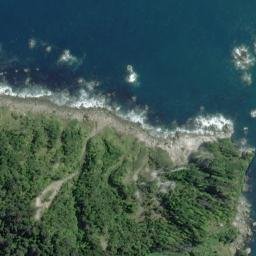 Satellite imagery of Jackson Head, NZ