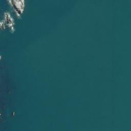 Satellite imagery of Jackson Head, NZ