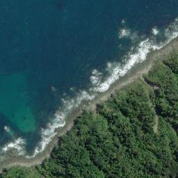 Satellite imagery of Jackson Head, NZ