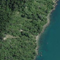 Satellite imagery of Jackson Head, NZ
