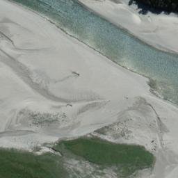 Satellite imagery of Mark Bluff, NZ