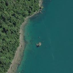 Satellite imagery of Jackson Head, NZ