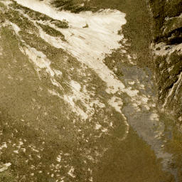 Satellite imagery of Crooked Spur, NZ