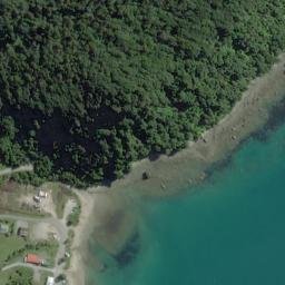 Satellite imagery of Jackson Head, NZ