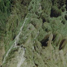Satellite imagery of Bannister Precipices, NZ