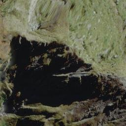 Satellite imagery of Bannister Precipices, NZ